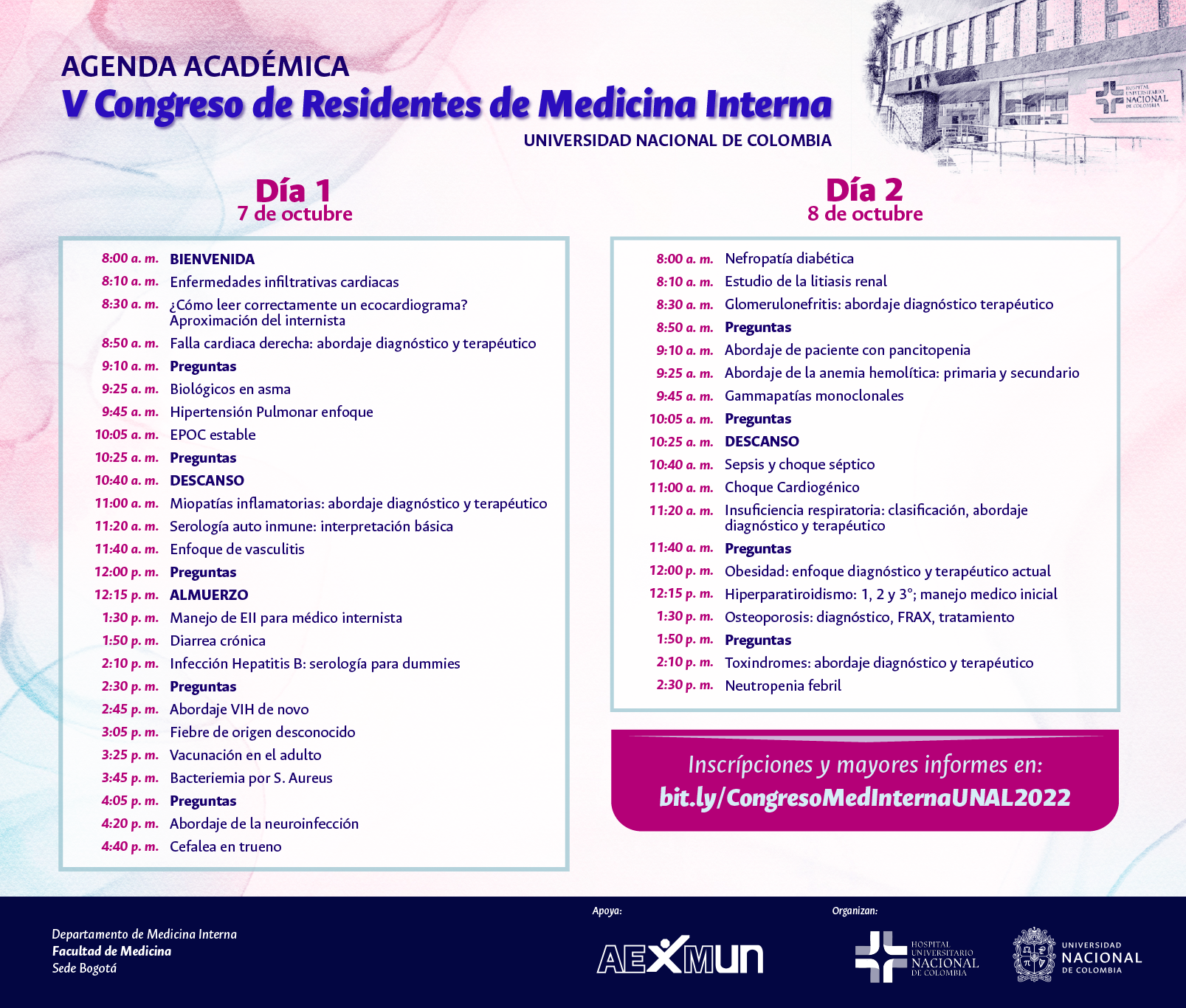 medicina interna 2022-Agenda