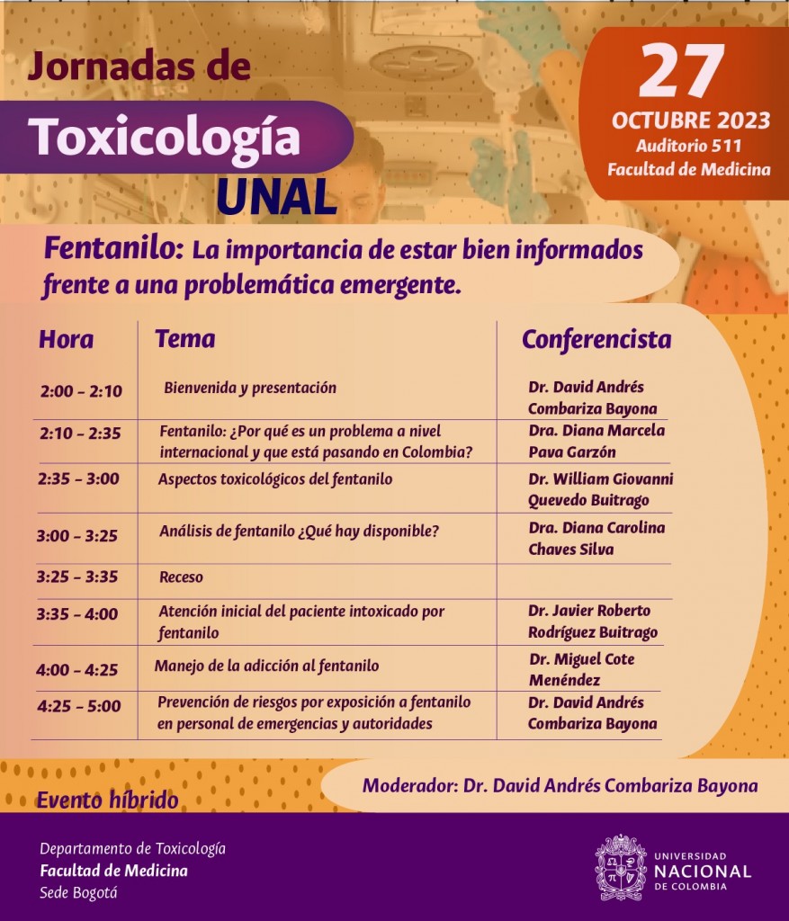 Agenda toxicología