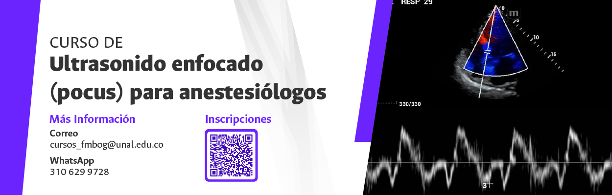 Baner - Curso de ultrasonido enfocado (pocus) para anestesiólogos