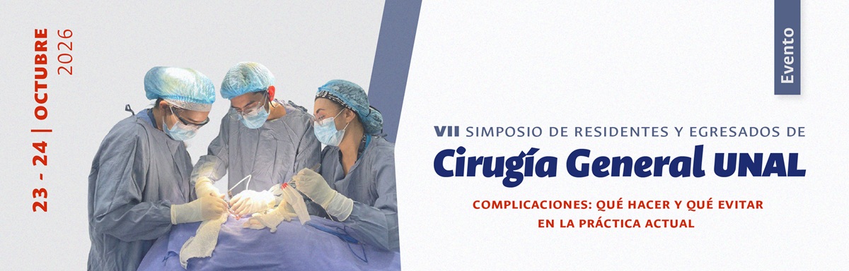 Banner - VII Simposio de residentes y egresados de cirugía general